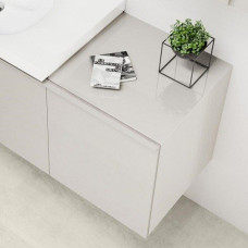 Шкаф навесной Geberit Acanto 45 500.618.JL.2 стекло глянец/песчаный матовый Шкаф навесной Geberit Acanto 45 500.618.JL.2 стекло глянец/песчаный матовый