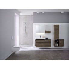 Тумба с раковиной Geberit Smyle Square 58 500.352.JR.1+500.229.01.1 пекан