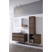 Тумба с раковиной Geberit Smyle Square 58 500.352.JR.1+500.229.01.1 пекан