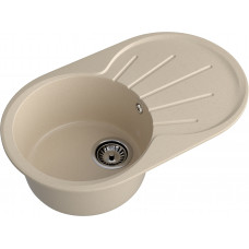 Мойка GRANFEST GF-R750L чаша + крыло 750*460 мм, овал (Кашемир)