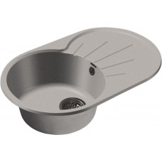 Мойка GRANFEST GF-R750L чаша + крыло 750*460 мм, овал (Серый)