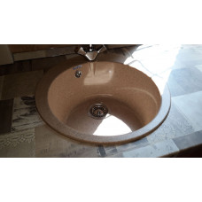 Мойка GRANFEST GF-R480 D =475 мм, круглая (Графит)