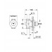 Автоматический порционный вентиль,со встроенным механизмом Grohe Euroeco Cosmopolitan T 36268000