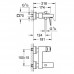 Смеситель для ванны Grohe Eurocube 23140000