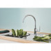 Смеситель для кухни GROHE BauCurve, высокий излив, хром (31536001)