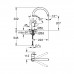 Смеситель для кухни GROHE BauLoop, хром (31368001)