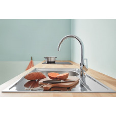 Смеситель для кухни GROHE BauLoop, хром (31368001)