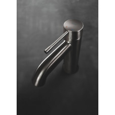 Смеситель для раковины GROHE Essence New с донным клапаном, темный графит матовый (23589AL1)