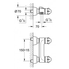 Смеситель для душа Grohe Talia 26661000
