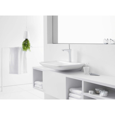 Смеситель для раковины Hansgrohe PuraVida белый/хром 15081400