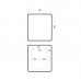 Зеркало с подсветкой IDDIS Cloud X, 80см, CLX8000i98