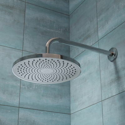 Душевая насадка верхняя круглая,  254 мм, Optima Home, IDDIS, хром, OPH25CPi64