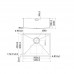 Мойка для подстольного монтажа, Edifice, IDDIS, EDI54S0i77