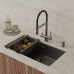 Коландер IDDIS Kitchen Line нерж. сталь, графит матовый, 426*231, KOL23GMi59