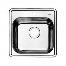 Мойка с выпуском арт. 011UPSOi84, нержавеющая сталь, шелк, 485*485, Strit S, IDDIS, STR48S0i77S