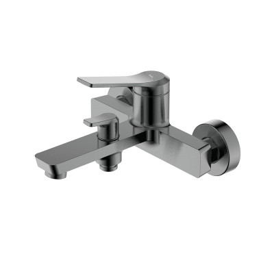 Смеситель для ванны, графит матовый, Parker, IDDIS, PARGM00i02WA