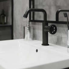Смеситель для умывальника IDDIS GRANGE, GRABLR0i01,Черный матовый