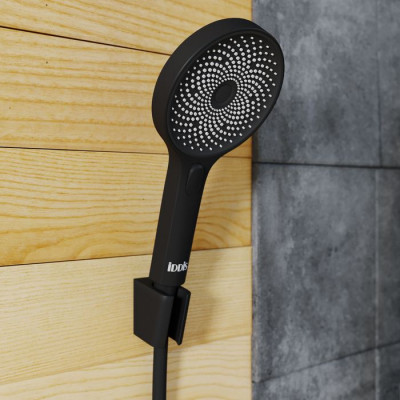 Держатель для лейки, черный SHOWER HOLDER 080BL00i53