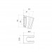 Держатель для лейки, черный SHOWER HOLDER 080BL00i53