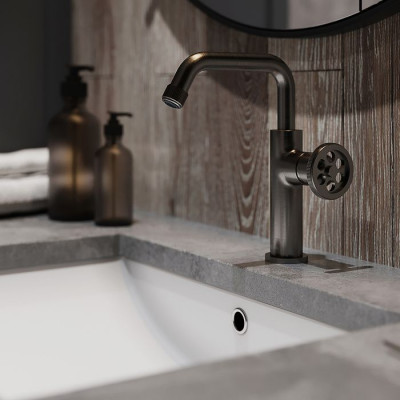 Смеситель для раковины IDDIS GRANGE, GRAGMR0i01 графитовый