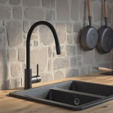Смеситель для кухни IDDIS KITCHEN 360, черный матовый, K36BLJ0i05