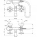 Смеситель для ванны Ideal Standard Reflection B9657AA хром