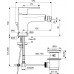 Смеситель для биде Ideal Standard CERAFINE O BC705XG (черный матовый )