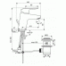 Смеситель для раковины Ideal Standard Ceraflex с донным клапаном B1707AA