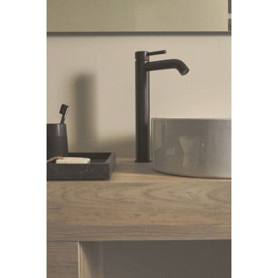 Смеситель для раковины высокий Ideal Standard CERALINE BC269XG (черный матовый)