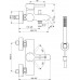 Смеситель для ванны Ideal Standard CERALINE BC270XG ,черный матовый