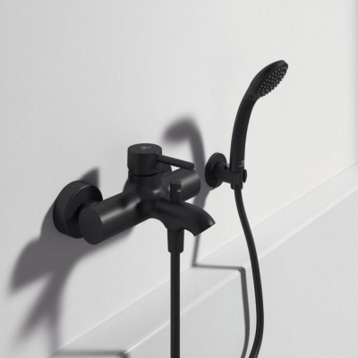 Смеситель для ванны Ideal Standard CERALINE BC199XG ,черный матовый