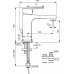 Смеситель Ideal Standard Esla BC224AA для раковины с донным клапаном