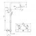 Душевая стойка Ideal Standard Idealrain Eco Evo A6942AA