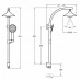 Душевой гарнитур Jacob Delafon Moxie E8079-CP