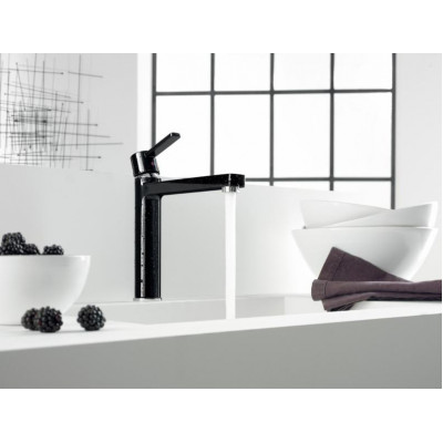 Смеситель Kludi Zenta 389738675 черный глянец