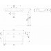 Раковина Kolo Modo 100 см с отверстием L31900000, белый
