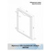 Зеркало КОНТИНЕНТ Amaze LED 800х900 с подсветкой, ЗЛП643