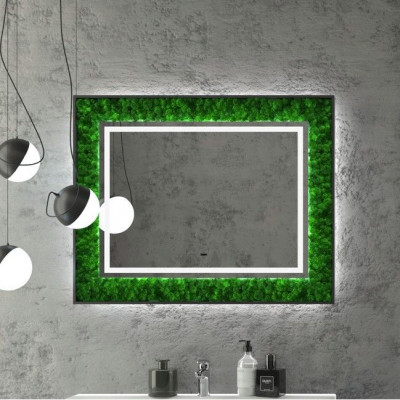 Зеркало Континент Forest LED 100x80, ЗЛП366