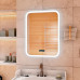 Зеркало Континент "Glamour LED" 700x900 с многофункциональной панелью, ЗЛП451