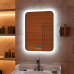 Зеркало Континент "Glamour LED" 700x900 с многофункциональной панелью, ЗЛП451