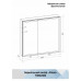 Зеркало-шкаф Континент Allure LED 1000x800, МВК044