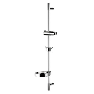 Стойка для душа Lemark с мыльницей, хром, LM8103C