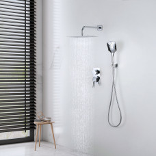 Смеситель Lemark Атлантисс, для душа, встраиваемый, хром, LM3249C