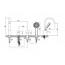 Смеситель для ванны Lemark Atlantiss LM3241C
