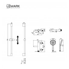 Смеситель Lemark Белуга LMF-8022B-BN для ванны , брашированный никель Смеситель Lemark Белуга LMF-8022B-BN для ванны , брашированный никель