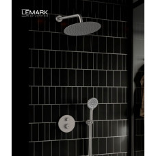 LEMARK | Смеситель Lemark Белуга LMF-8065B-BN для ванны и душа термостатический, встраиваемый , брашированный никель 