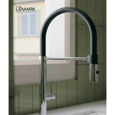 LEMARK | Смеситель Lemark Белуга LMF-8074B-C для кухни с гибким изливом , хром