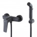 Смеситель Lemark Bronx с гигиеническим душем, черный, LM3718BL