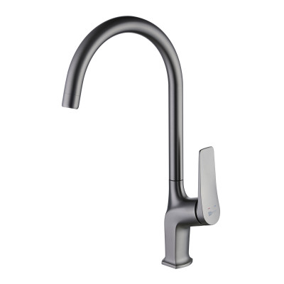 Смеситель Lemark Bronx  для кухни, графит, LM3705GM