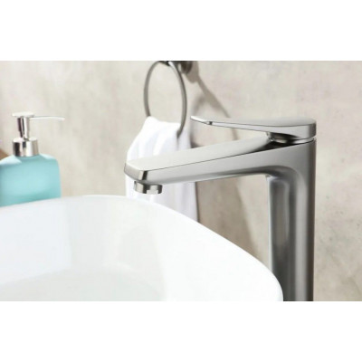 Смеситель Lemark Bronx  для раковины, графит, LM3709GM